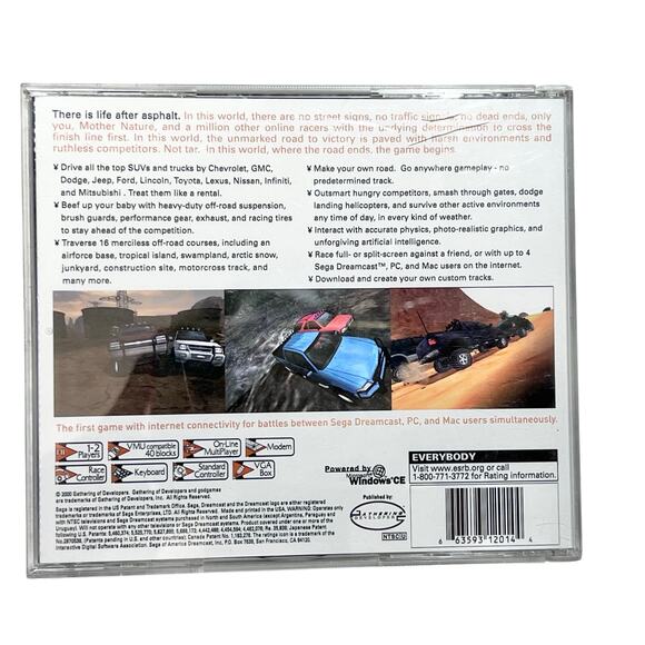 4x4 EVO Sega Dreamcast 2000 Complete Case Manual Disc Vintage Video Game - Picture 2 of 5